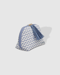 Baby Audrey Makeup Bag Chevron Jacaranda