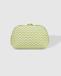 Baby Audrey Makeup Bag Chevron Lime