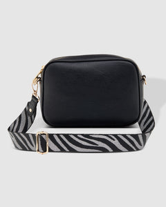 Ginger Crossbody Bag Zebra Black