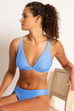 Load image into Gallery viewer, M&amp;L Rib Up To A Dd Long Line Tri Riviera Blue