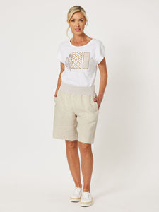 Jordon Linen Short Natural