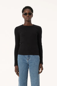 Nola Long Sleeve Top Black