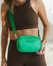 Load image into Gallery viewer, Cali Nylon Crossbody Bag Apple Green