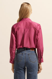 abroad top - Magenta