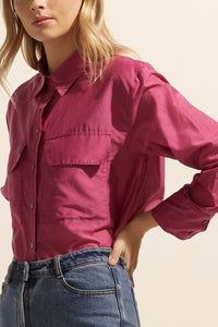 abroad top - Magenta