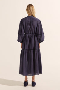 allure dress - indigo