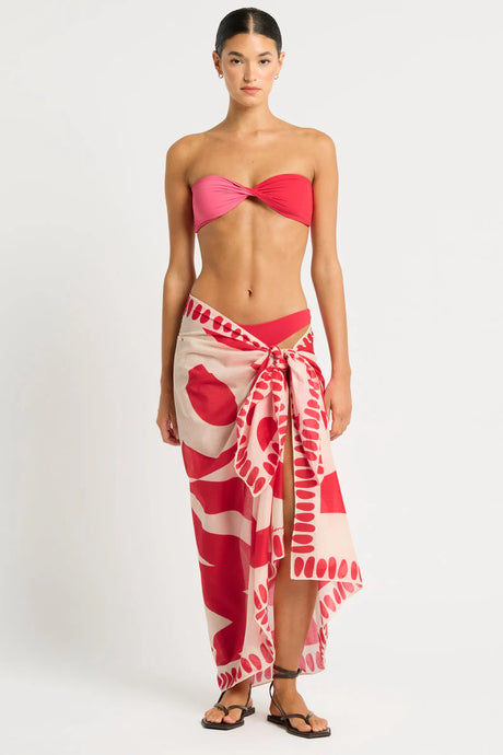 Kaia Maxi Sarong Billow Print