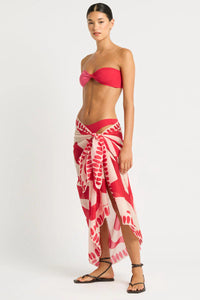 Kaia Maxi Sarong Billow Print