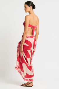 Kaia Maxi Sarong Billow Print