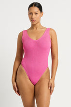 Load image into Gallery viewer, mara one piece wildberry lurex