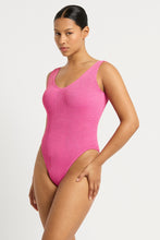 Load image into Gallery viewer, mara one piece wildberry lurex