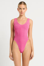 Load image into Gallery viewer, mara one piece wildberry lurex