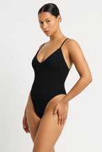 Load image into Gallery viewer, elena one piece Black Eco