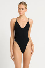 Load image into Gallery viewer, elena one piece Black Eco