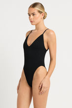 Load image into Gallery viewer, elena one piece Black Eco