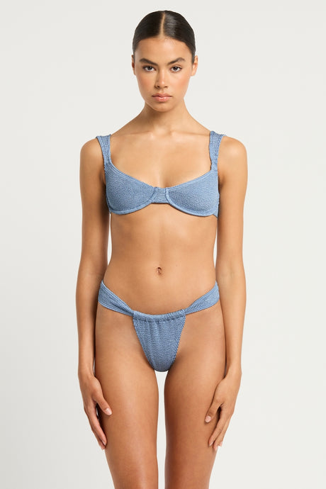 georgia balconette slate blue shimmer