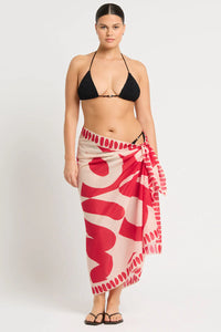 Kaia Maxi Sarong Billow Print