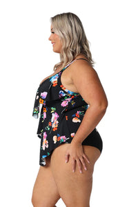 Malibu 3 Tier Tankini Top