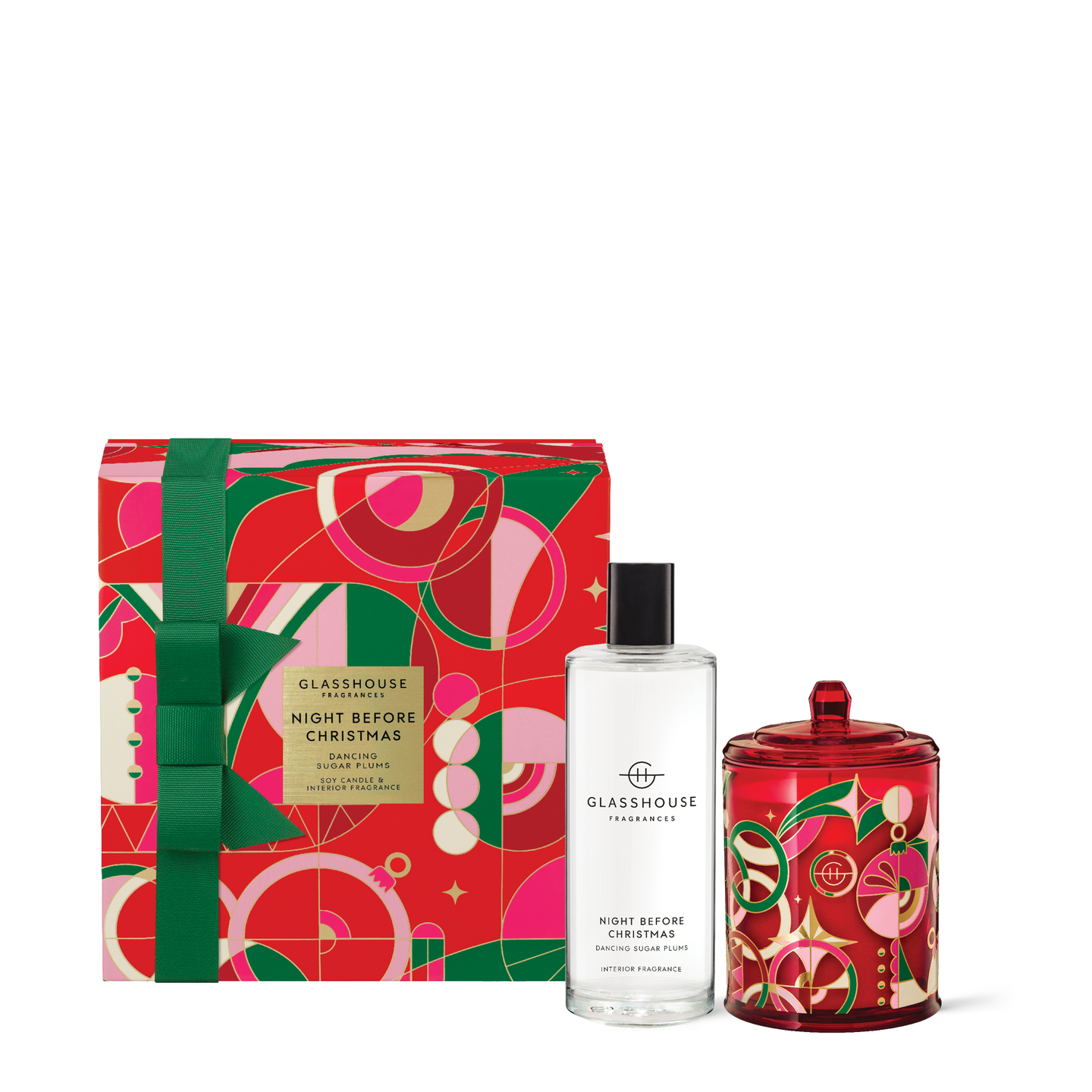 Night Before Christmas - 200g Candle & 150ml Interior Fragrance Gift Set