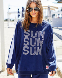 Towelling Sweat Navy