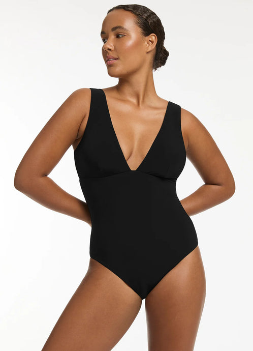 Plunge One Piece Black