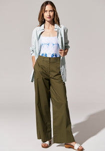 Toya Cotton Pant Khaki