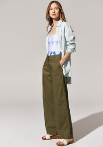 Toya Cotton Pant Khaki