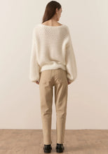 Load image into Gallery viewer, Pointelle Knit White