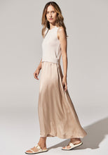 Load image into Gallery viewer, Estel Knit Tank Satin Dress