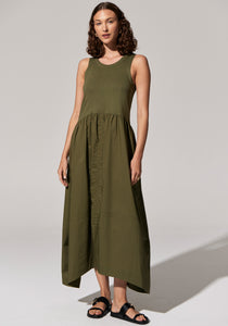 Toya Tank Dress Khaki