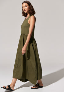 Toya Tank Dress Khaki