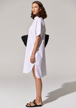 Load image into Gallery viewer, Toya Shirt Dress with Belt White