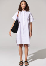 Load image into Gallery viewer, Toya Shirt Dress with Belt White