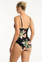 Load image into Gallery viewer, Sundown Cross Front Multifit One Piece Black