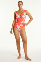 Load image into Gallery viewer, Aloha Longline Tri One Piece - Flame