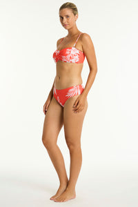 Aloha Twist Bandeau - Flame