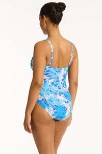 Daisyfield Cross Front Multifit One Piece - Blue