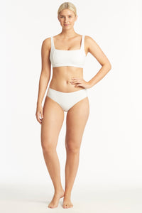 Spinnaker Mid Bikini Pant White