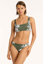 Load image into Gallery viewer, Aloha Low Square Neck Bra - Khaki