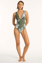 Load image into Gallery viewer, Aloha Longline Tri One Piece - Khaki