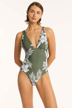 Load image into Gallery viewer, Aloha Longline Tri One Piece - Khaki