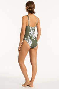 Aloha Longline Tri One Piece - Khaki