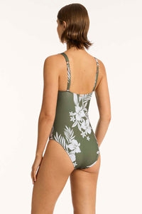 Aloha Longline Tri One Piece - Khaki