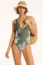 Load image into Gallery viewer, Aloha Longline Tri One Piece - Khaki