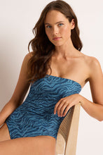 Load image into Gallery viewer, Mali Ruched Bandeau One Piece