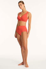 Load image into Gallery viewer, Messina Cross Front Multifit Bra Top - Flame