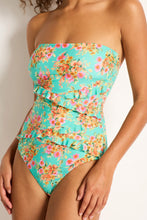 Load image into Gallery viewer, Mindy Spliced Frill Bandeau One Piece