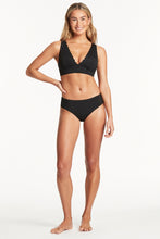 Load image into Gallery viewer, Eco Essentials Mid Bikini Pant Black