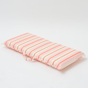 Folding Seat Summer Stripe Strawberry Sorbet