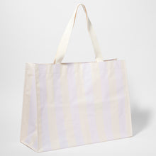 Load image into Gallery viewer, Carryall Beach Bag Rio Sun Pastel Lilac Stripe